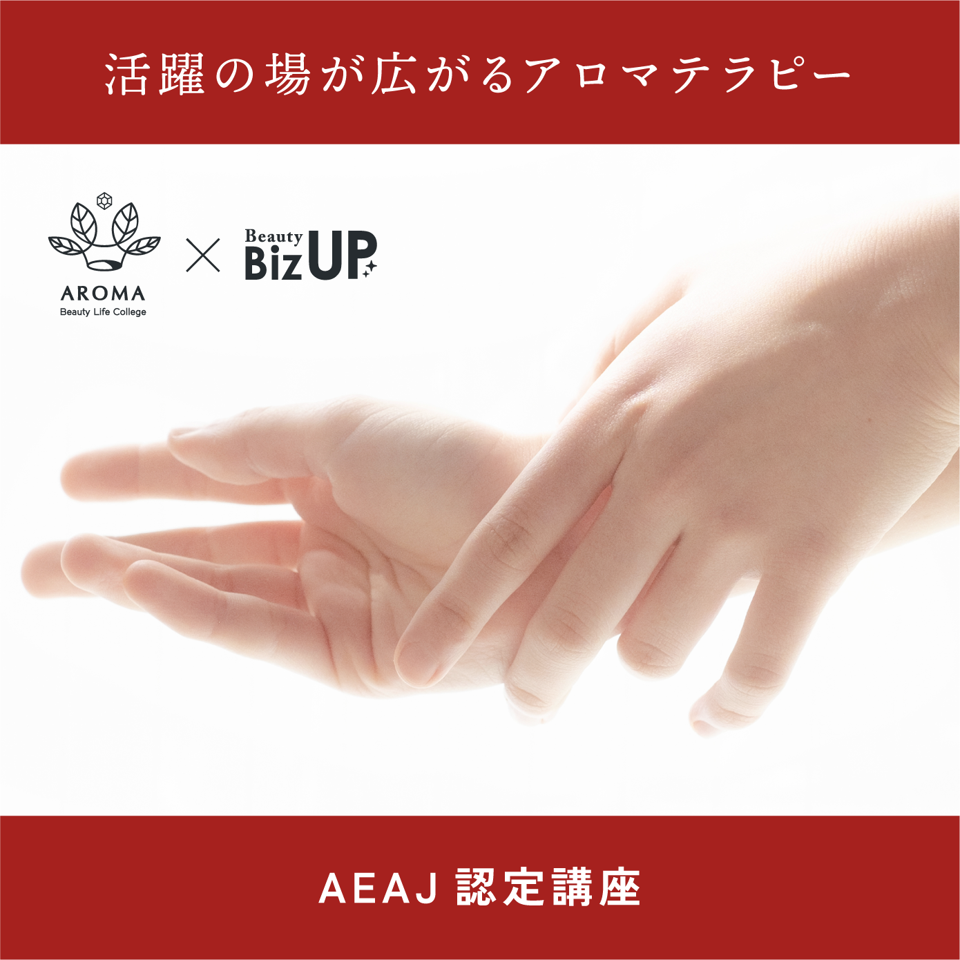 アロマハンドセラピスト（AEAJ認定講座）